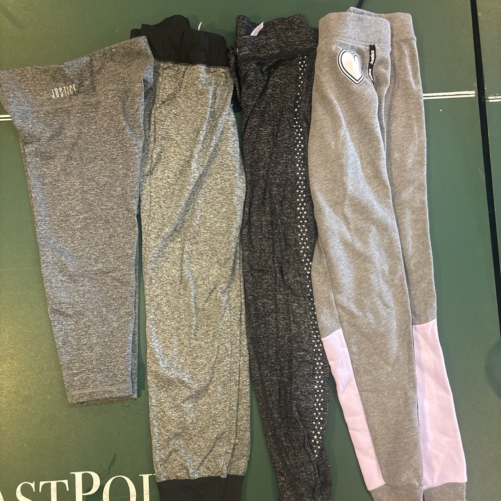 Kids Gray and Black Joggers